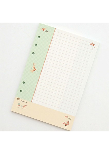 A5 Stili Cornell Renkli Kağıt Ay Hafta Hafifliği Planlayıcı Defter Günlük Program Dolgu Kağıtları (Yurt Dışından)