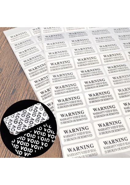 Garanti Yeni Bozulmamış Etiketlerle Korunan Güvenlik Ofisi Etiketleri (Yurt Dışından)