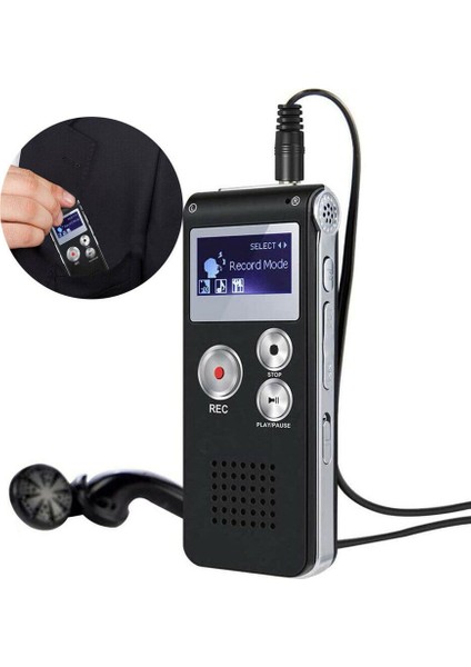 Paranormal Hayalet Avı Ekipmanı Dijital Evp Ses Aktive Kaydedici USB Us (Yurt Dışından)