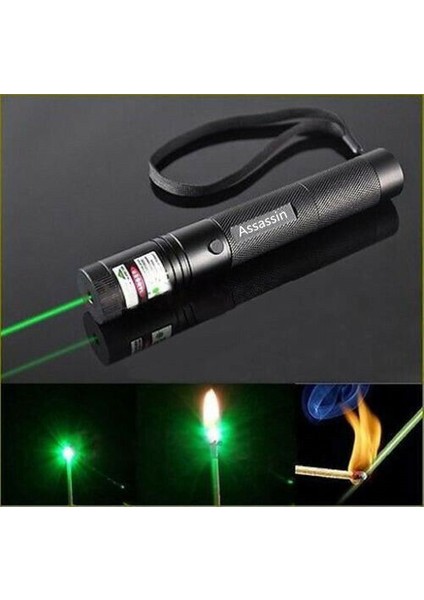 900 Metre Yeşil Lazer Pointer Kalem Görünür Işın Işık Lazer 1 Mw Kedi Köpek Oyuncak (Yurt Dışından)
