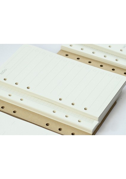 A6 Style Kraft Defter Dergi Günlük Gevşek Yaprak Dolgu Kağıdı El Yazması Kraft A5 A6 A7 (Yurt Dışından)