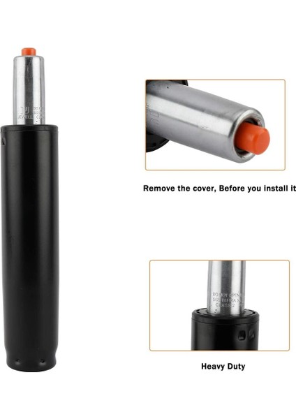 Siyah Gaz Kaldırma Silindiri Ofis Sandalyesi Için Değiştirme 5 Yol Evrensel Boyut (Yurt Dışından) modelleri