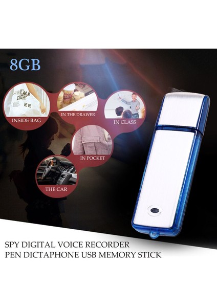 Sesli Aktive 8gb Benim Dijital Ses Kayıt Cihazı Dikteci Mp3 Çalar (Yurt Dışından) modelleri