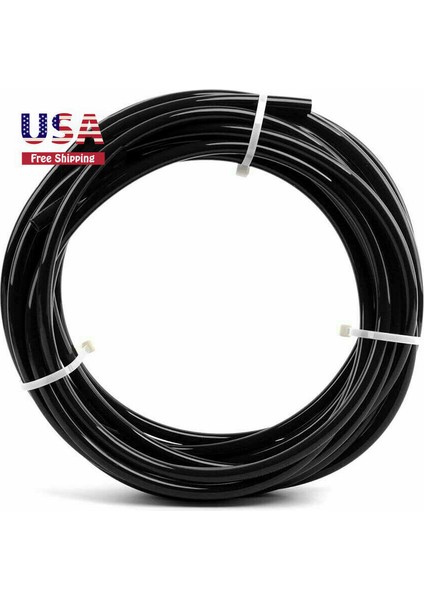 Pnömatik Hava Borusu Od x Id Ft Pu Hava Kompresörü Tüpü Siyah (Yurt Dışından)