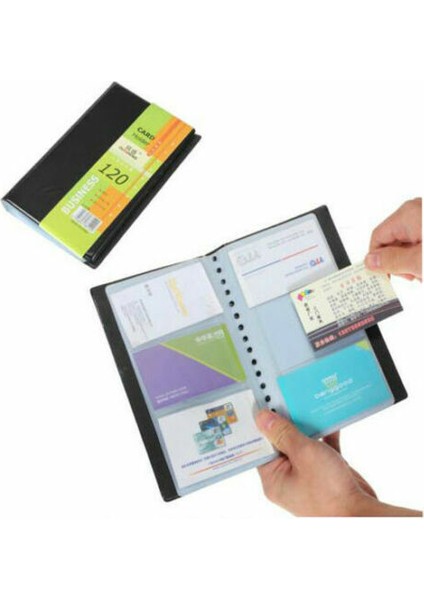 120 Kartlık Iş Adı Kimlik Kredi Kartı Sahibi Defter Kılıfı Tutucu Organizatör Ofis Malzemesi (Yurt Dışından) modelleri