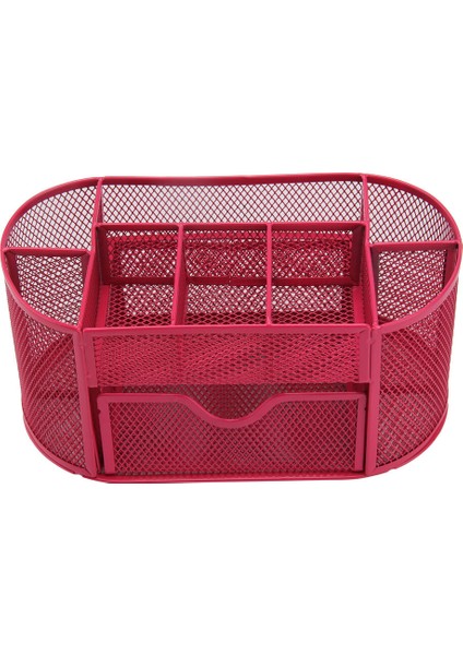 Sıcak Pembe Kalem Metal Ofis Ağlı Kutu Masa Tutucu Düzenleyici Seti Kırtasiye Düzenleyici Mektup Tepsileri (Yurt Dışından)