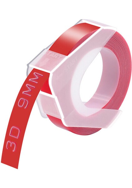 Dymo Etiket Makineleri Için 5pk Siyah Kırmızı Yeşil Mavi 3D Plastik Kabartma Bantlar (Yurt Dışından) fiyatları