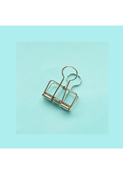 S (40*19*5mm) Stili Gümüş Çelik Tel El Sanatları Kağıt Fotoğraf Asma Kırtasiye Dosya Hollow Metal Bağlayıcı Kelepçeler (Yurt Dışından)