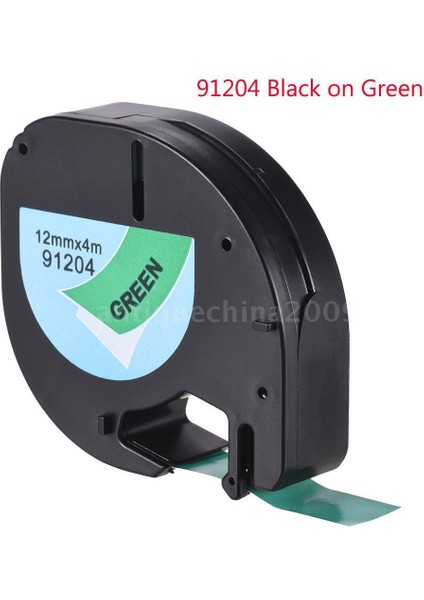 Beyaz Dymo Plastik Letratag Yedek Renkli Etiket Şeridi 12MM Uyumlu (Yurt Dışından) modelleri