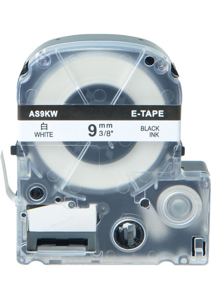 9mm Siyah Beyaz Uyumlu Epson Kingjim K-Sun Labelworks Bant Etiket Beyaz Şeffaf Sarı Kırmızı Mavi (Yurt Dışından)