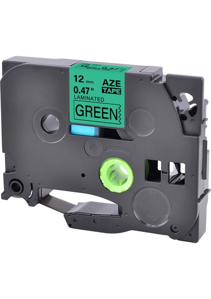 1pk Brother PZE-731 TZ-731 Yeşil Etiket Bant 12MM Uyumlu (Yurt Dışından)
