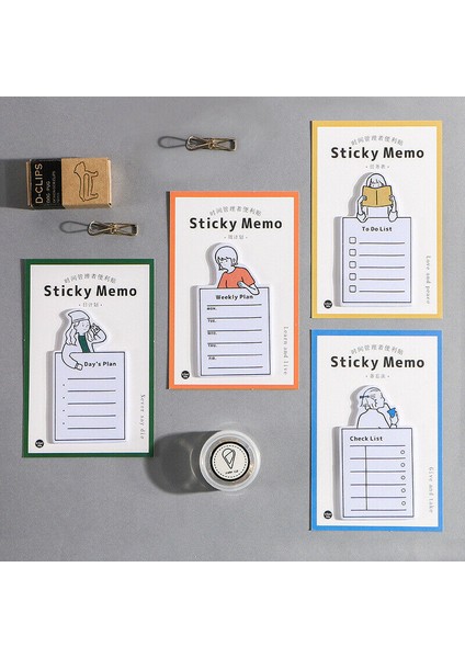 Haftalık Plan Zaman Yöneticisi N Defa Yapışkan Not Defteri Planlayıcı Çıkartmalar Ofis Okul Malzemeleri (Yurt Dışından) fiyatları