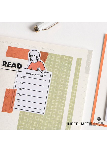 Haftalık Plan Zaman Yöneticisi N Defa Yapışkan Not Defteri Planlayıcı Çıkartmalar Ofis Okul Malzemeleri (Yurt Dışından) fırsatları