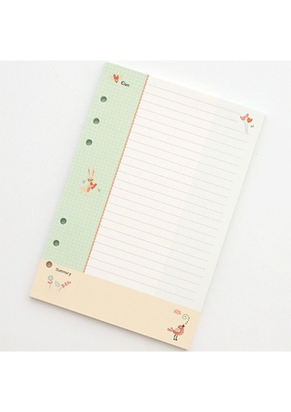 Cornell Tarzı A6 A5A6 Ay Hafta Çizgili Renkli Planlayıcı Günlük Içerik Dolum Takvimi Organizatörü (Yurt Dışından)