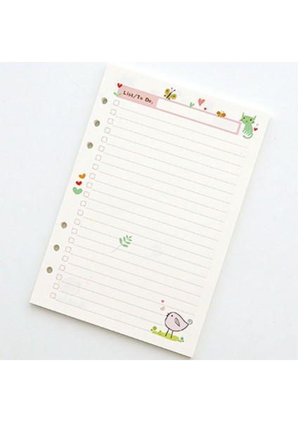 A5 Stili Yapmak Renkli Kağıt Ay Hafta Hafifliği Planlayıcı Defter Günlük Program Dolgu Kağıtları (Yurt Dışından)