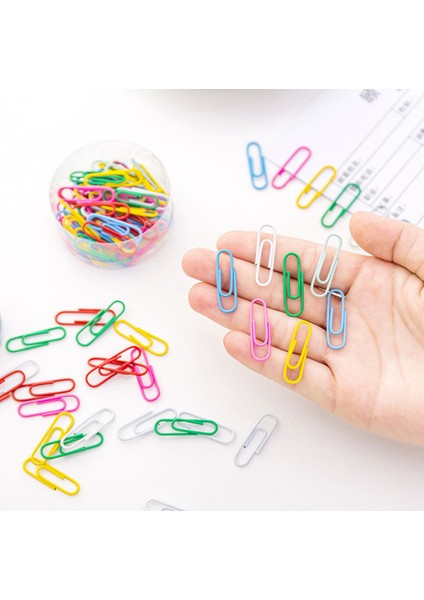 Renkli Kağıt Klipsi Mini Klips Kawaii Kırtasiye Fotoğraflar Mektup Kağıt Klipsi (Yurt Dışından) fiyatları