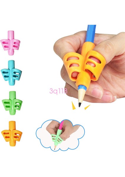 Parmak (1pc) Parmak Kavrama Silikon Çocuk Bebek Kalem Kalem Tutucu Yazmayı Öğrenmeye Yardımcı Araç (Yurt Dışından) fiyatları
