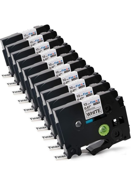 Brother P-Touch TZ-231 TZE-231 PT-D210 Uyumlu 10 Adet Etiket Yazıcı Şeridi (Yurt Dışından)
