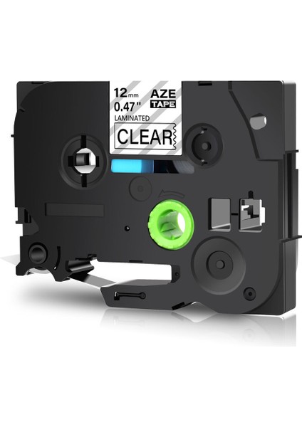 4pk Brother P-Touch TZE-131 Için Siyah Baskı Şeffaf TZ-131 Etiket Bandı (Yurt Dışından) modelleri