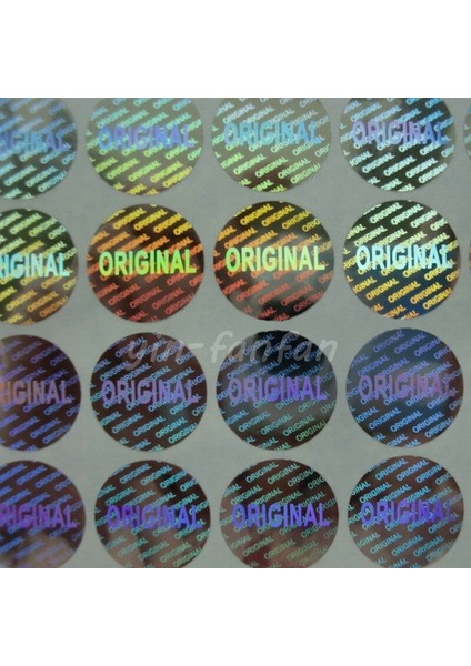 0.6 Hologram Al Etiket Güvenlik Mühür Garanti Etiketleri (Yurt Dışından) fiyatları