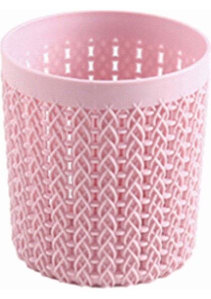 Pembe Boş Kalem Kalemlik Makyaj Kozmetik Kırtasiye Organizatör Fırça Kutusu (Yurt Dışından)