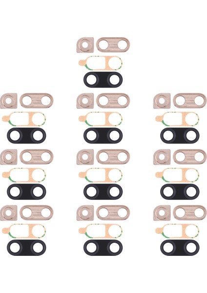 Huawei Nova 4 Için 10 Parça Kamera Lens Kapağı (Yurt Dışından)