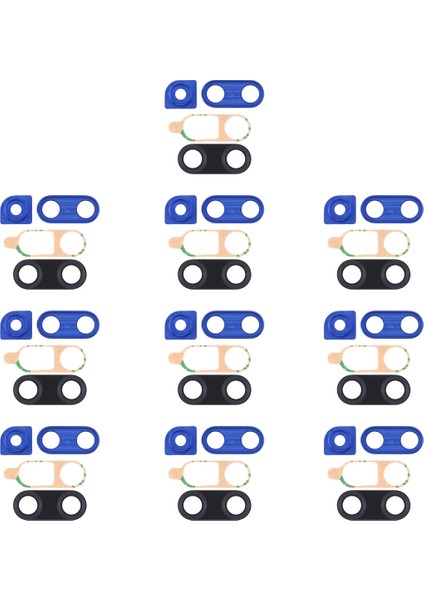 Huawei Nova 4 Için 10 Parça Kamera Lens Kapağı (Yurt Dışından)