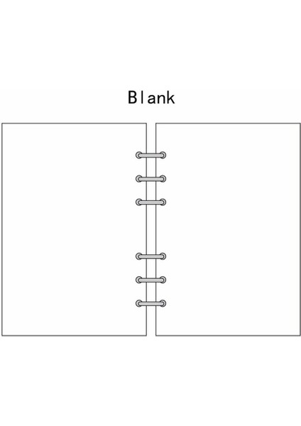 Boş Stil A5 A5A6A7 Planlayıcı Takvim Yedek Ajanda Doldurma Programı Organizatör Plaeet Kağıt Hediye (Yurt Dışından)