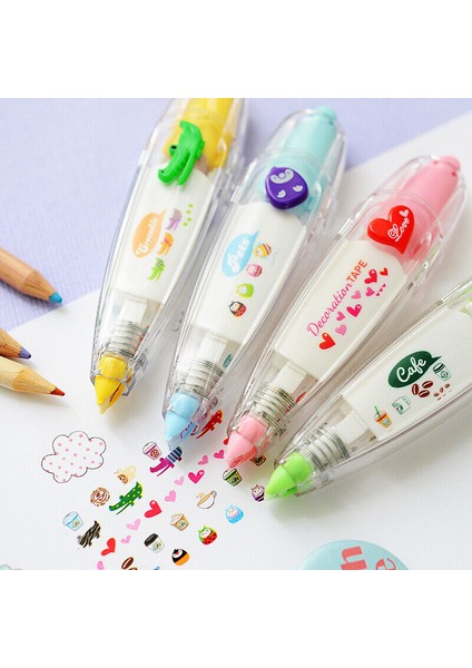 J Sevimli Hayvanlar Baskılı Dekoratif Düzeltici Bant Defter Kırtasiye (Yurt Dışından) fiyatları