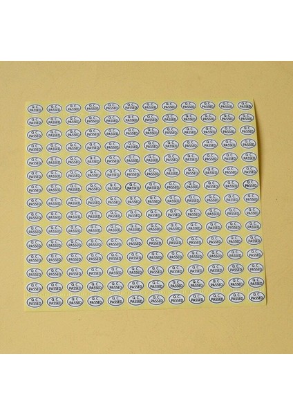 9MMX13MM Beyaz 1 Sayfa Kendinden Yapışkanlı Kontrol Edildi Onaylı Etiketler Stickerlar Ev Okul Ofis (Yurt Dışından)