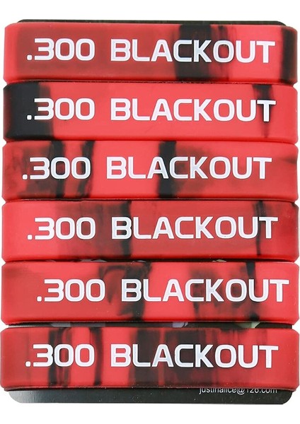 Kırmızı/siyah-Beyaz 6'lı Paket Aolameg Blackout Dergiler Için Bandaj Kauçuk Bantlar - E-Ticaret Ürün Başlığı (Yurt Dışından)