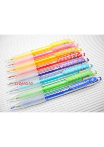 8 Renkli Set x Pilot Color Eno Mekanik Kurşun Kalem, Japonya Üretimi (Yurt Dışından)