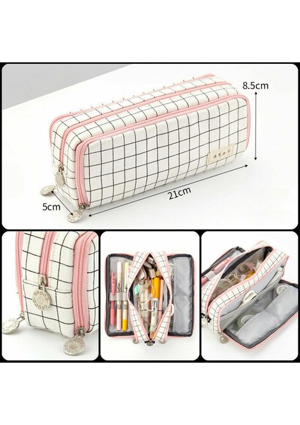 #3 Büyük Kapasiteli 3 Bölümlü Kalem Kutusu Okul Kırtasiye Kılıfı Öğrenciler Için Tr (Yurt Dışından) modelleri