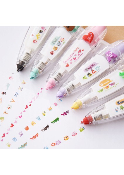 P Sevimli Hayvanlar Baskılı Dekoratif Düzeltici Bant Defter Kırtasiye (Yurt Dışından) modelleri