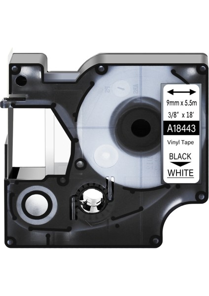 Dymo Rhino Pro Şerit Için 1pk Siyah Beyaz Ind Vinil Etiket (Yurt Dışından) fiyatları