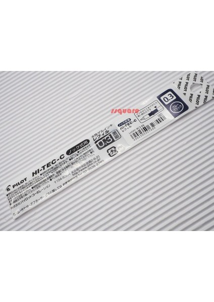 Pilot Hi-Tec-C Slim Knock Rollerball Jel Mürekkep Kalemi Için 5 Yedek, Mavi-Siyah (Yurt Dışından)