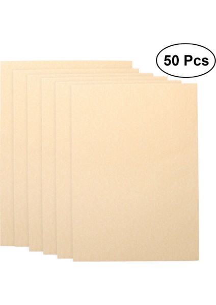 50 Adet A4 Kağıt Taklit Yaşlı Pergament Kağıt Yüksek Kaliteli Sertifika Kağıdı (Yurt Dışından)