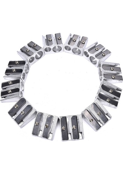 Evler Okullar Için Çocuklar Için 3 Adet Metal Kalem Kalemtıraş Iki Delikli Dsu (Yurt Dışından)