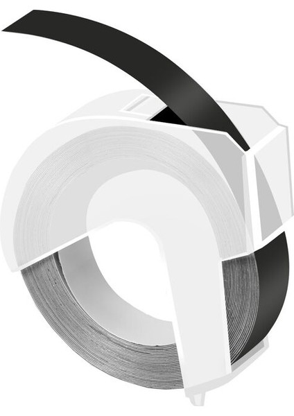 Dymo Organizer Xpress Etiket Makinesi Için 3'lü Paket 3D Kabartmalı Siyah Bant (Yurt Dışından) modelleri