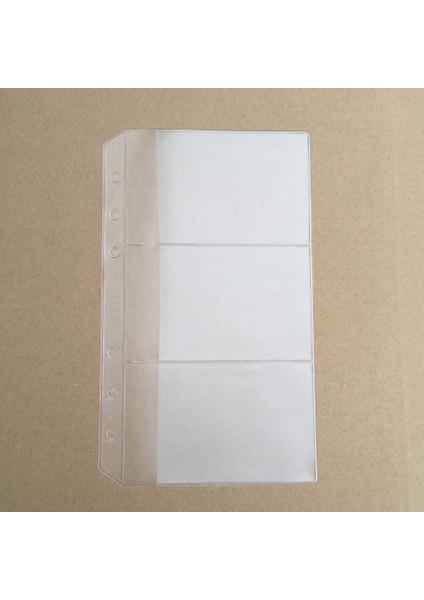A6 Boyutlu 3 Yuvalı Plastik Zarf Kart Saklama Içi Dolgu Organizatörü #b9 (Yurt Dışından)