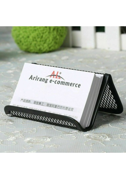 Dayanıklı Metal Masaüstü Kartvizit Tutucu Standı Ekran Dağıtıcısı Ofis Malzemesi (Yurt Dışından)