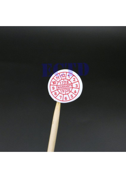 Kırmızı Garanti Etiketi Güvenlik Mühür Etiketi Yıl Boyu Boyut - Ürün Başlığı (Yurt Dışından)