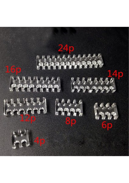 16 Iğneli 18AWG Kablolar Için Şeffaf Akrilik Kablo Tarak Dolabı (Yurt Dışından)