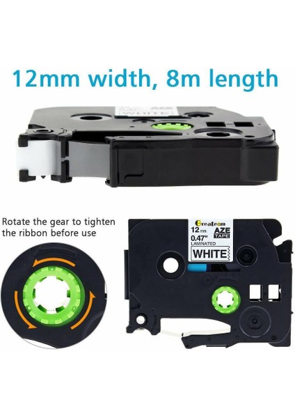 5 Adet Uyumlu Brother P-Touch TZ-231 TZE-231 PT-D210 Etiket Yazıcı Şeridi 12MM (Yurt Dışından) modelleri