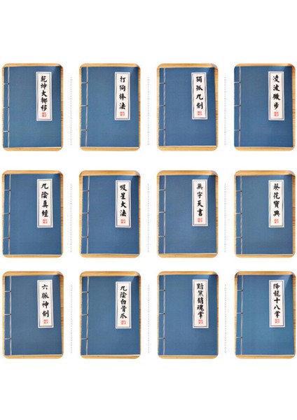 Vintage Çin Boş Kağıt Defter Not Defteri Günlük Defter Defter Kungfu Kitabı (Yurt Dışından) fiyatları