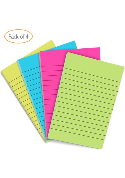 4 Adet Padeets Yapışkan Notlar Çıkarılabilir Kendinden Yapışkanlı Notlar Memo Pad Usa (Yurt Dışından)