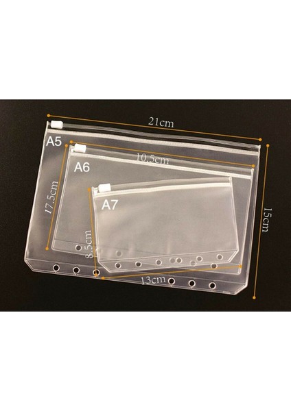 Zip Cep Stili A7 A5A6A7 Kağıt Planlayıcı Günlük Takvim Ek Yenileme Defter Ajanda Notlar #s (Yurt Dışından)