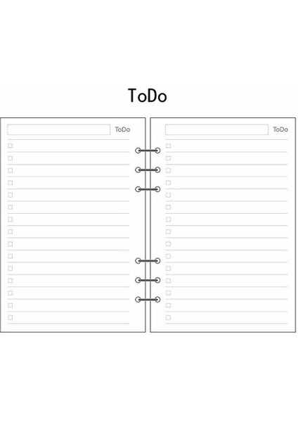 Stil Yapmak A5 A5A6A7 Boyutlu Planlayıcı Günlük Içi Dolgu Defter Takvim Organizatör Plan #cp - (Yurt Dışından)