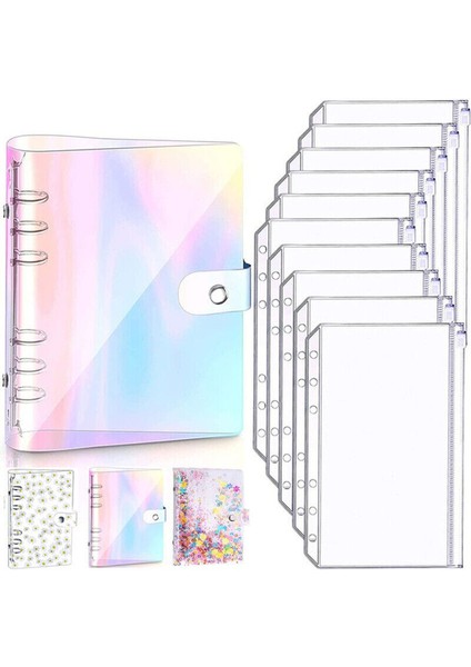 Style1 & 10PCS Cepleri A6 Pvc Defter Kapağı Planlayıcı Gevşek Yapraklı Klasör Nakit Bütçe Zarfı (Yurt Dışından) fiyatları