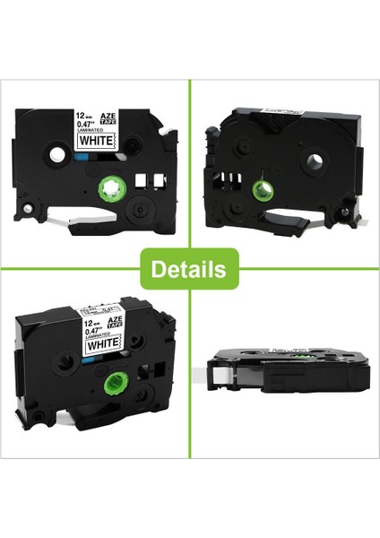 2 Paket Tarzı Beyaz Tze-Fa3 Üzerine Mavi Kumaş Brother Etiket Bant Yazıcı P-Touch TZE-231 Laminasyonlu 12MM Uyumlu TZE-231 - Türkçe E-Ticaret Ürün Başlığı (Yurt Dışından) modelleri